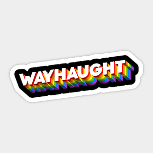 Wayhaught Pride Sticker